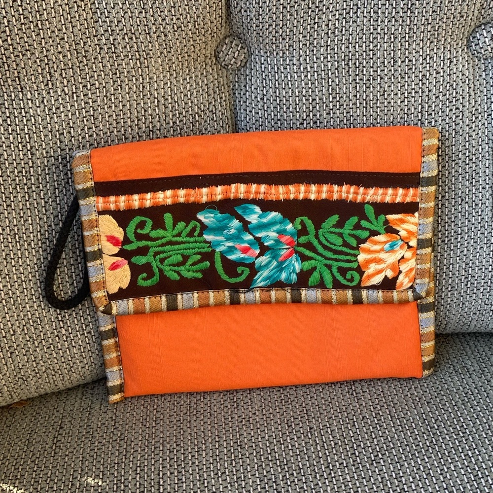 Rural Women Embroidered Wristlet